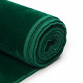Plain emerald green micro velvet fabric roll in Micro 9000 and 11000 quality for winter suits and shawls